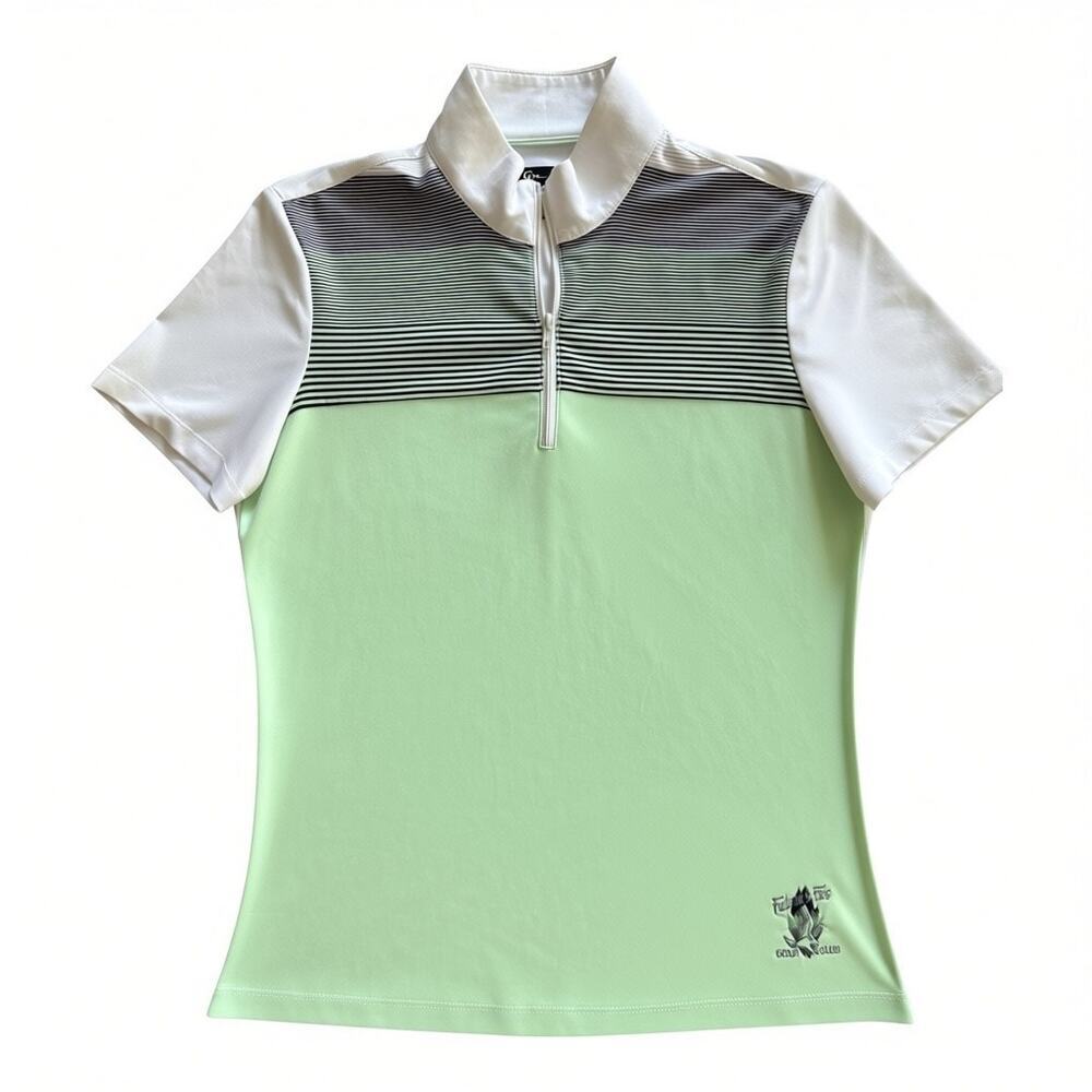 Greg Norman Falcon's Fire Golf Club Play Dry Short Sleeve Polo Sz SP | GUC